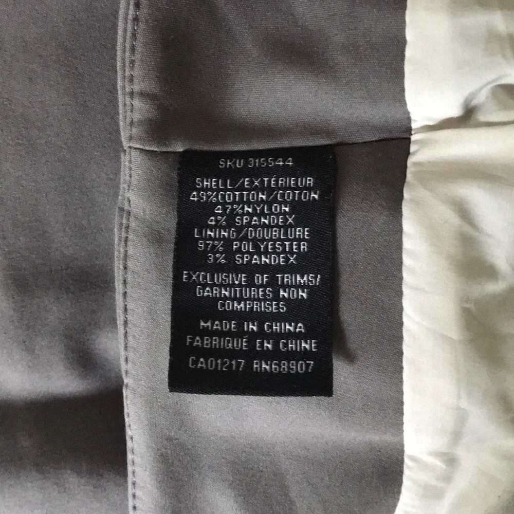 Le Chateau Grey High Waisted Skirt - Picture 7 of 8